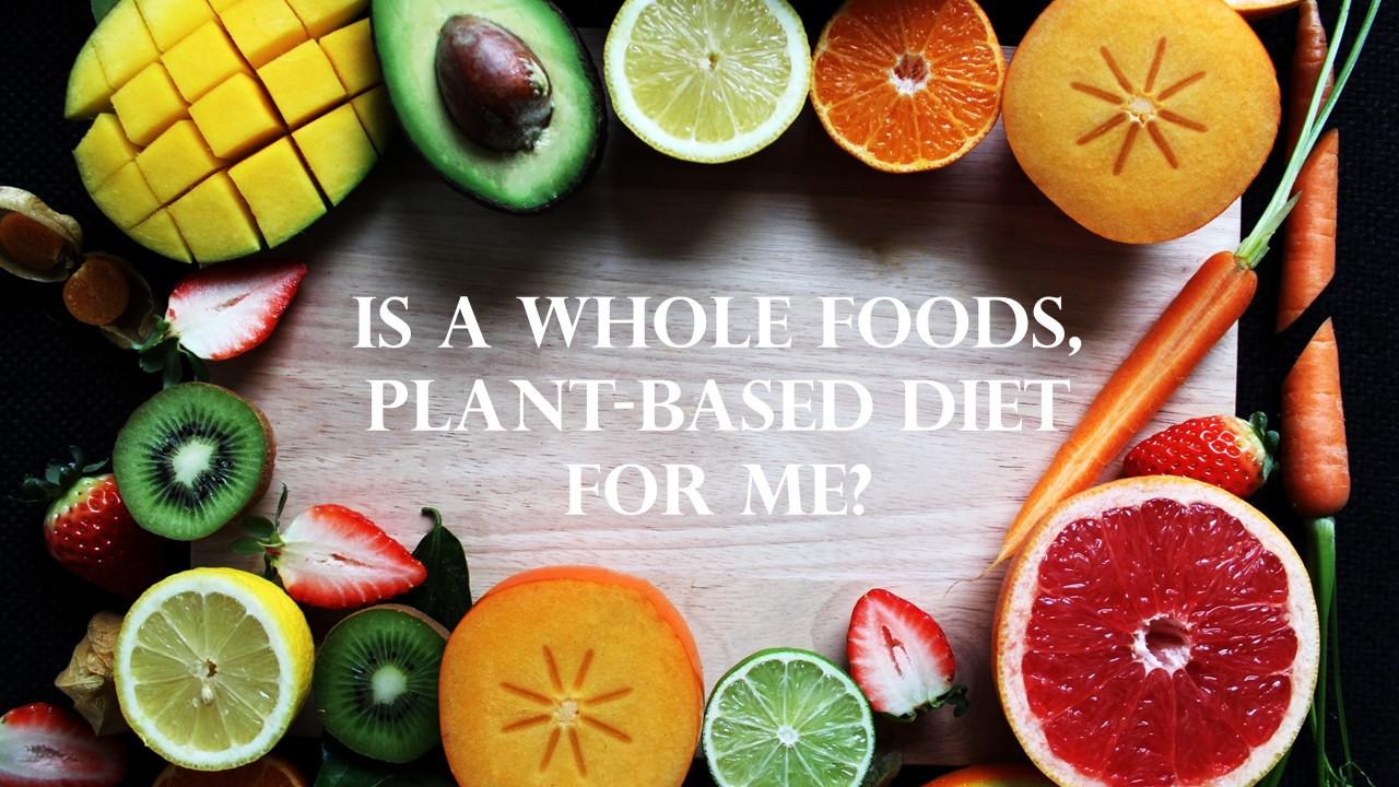 Circle of fruits and veggies