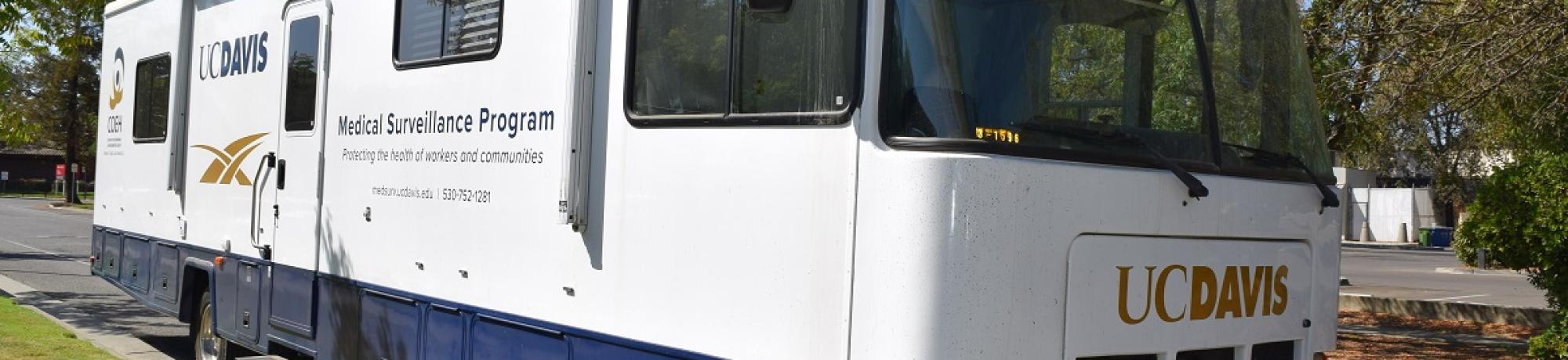 Mobile Clinic on a sunny day